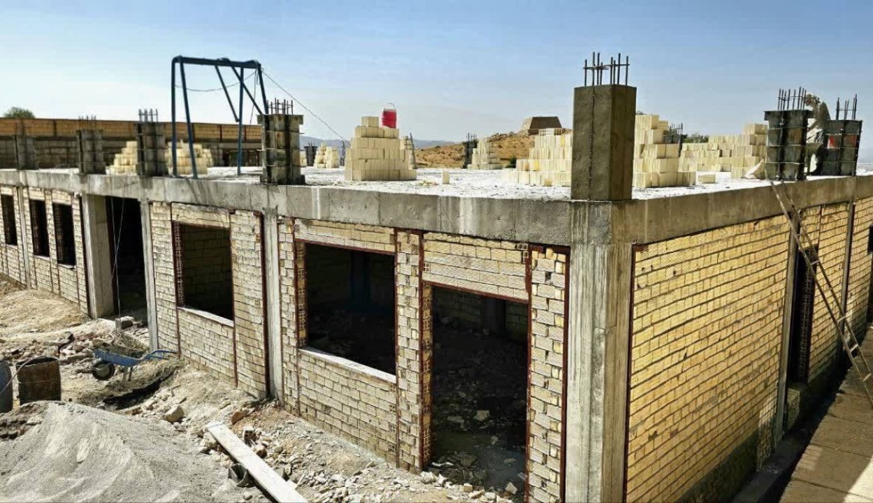 مدرسه جدید سروک یاسوج در آستانه بهره‌برداری